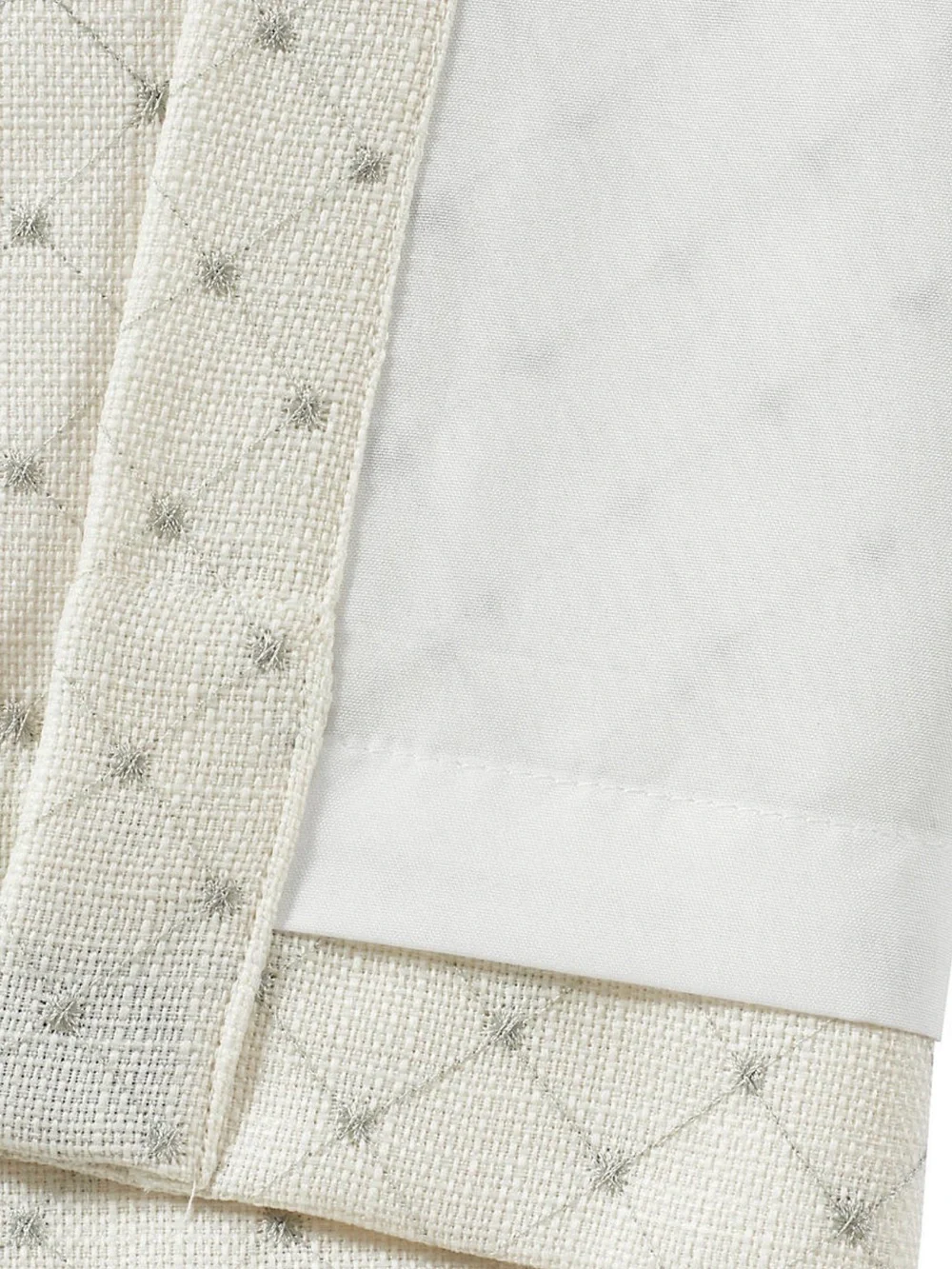 J Queen New York Garden View Curtain Panel - Cream